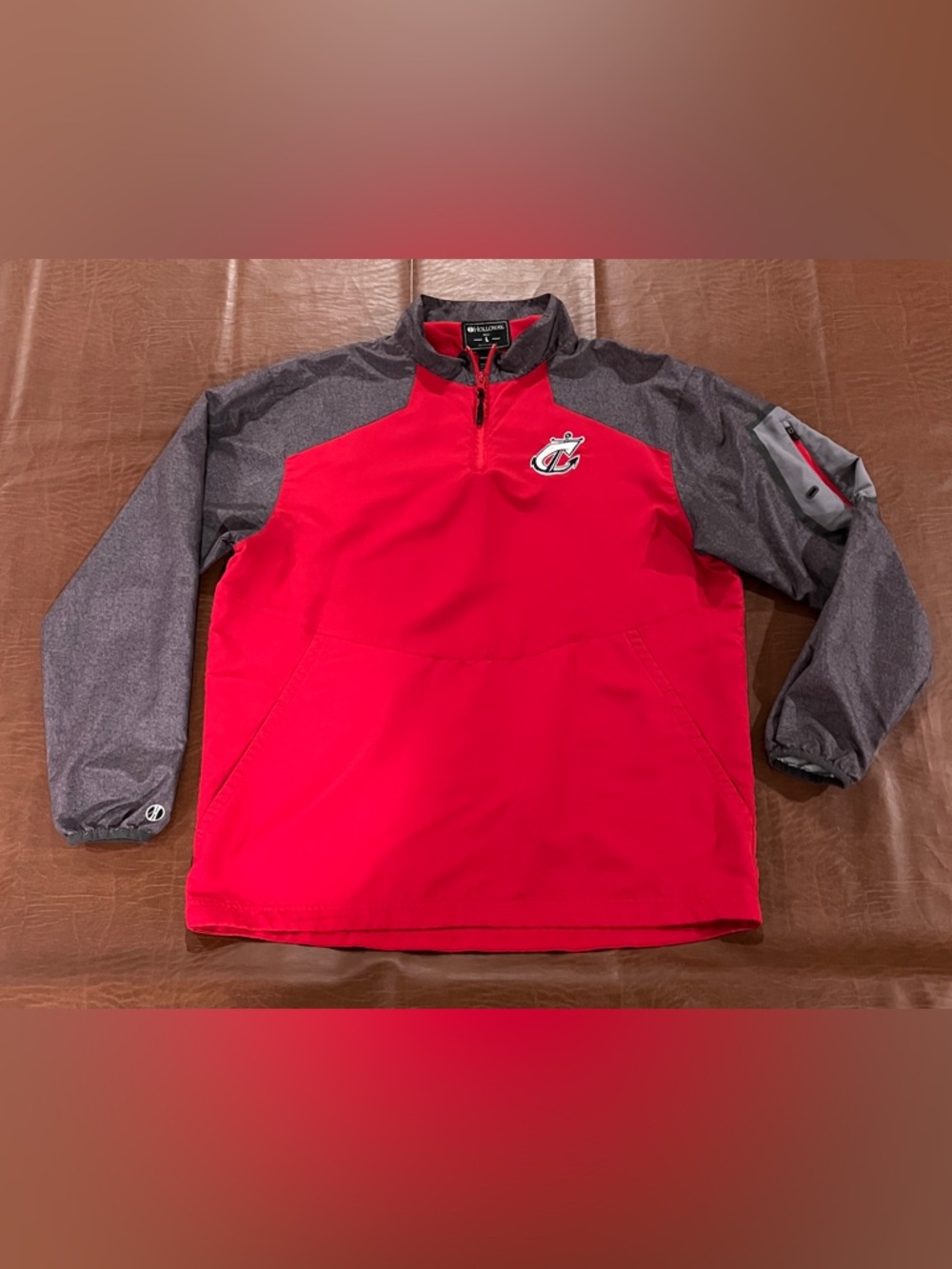 Columbus Clippers Men’s 1/4 Zip Pullover Windbreaker - Size Large